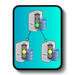 High-availability group with a primary and two secondaries